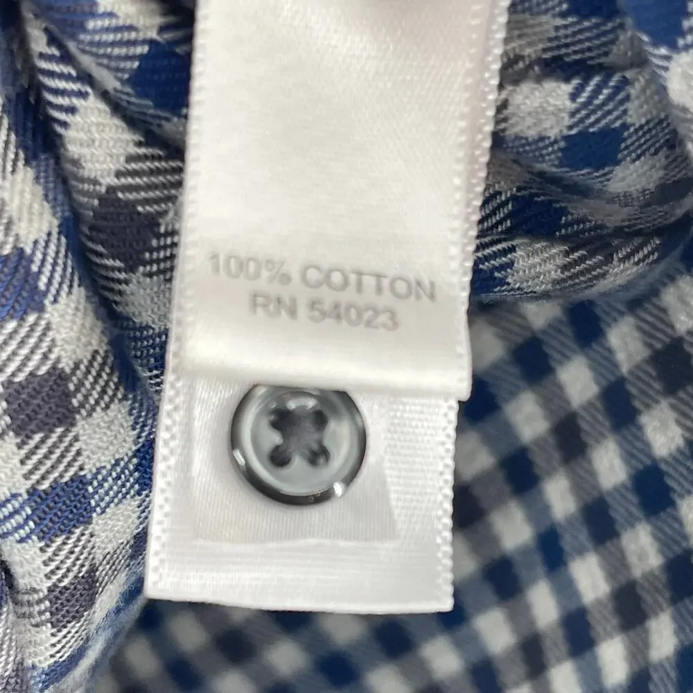Banana Republic Mens Plaid Brushed Flannel Button Down Shirt Size Xl NEW